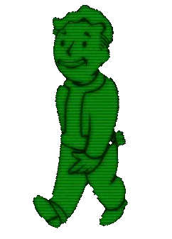 Animated Vault Boy thumbs up
